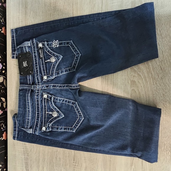 MISS ME | RHINESTONE FITTED SKINNY JEAN SIZE 23 - Picture 1 of 6